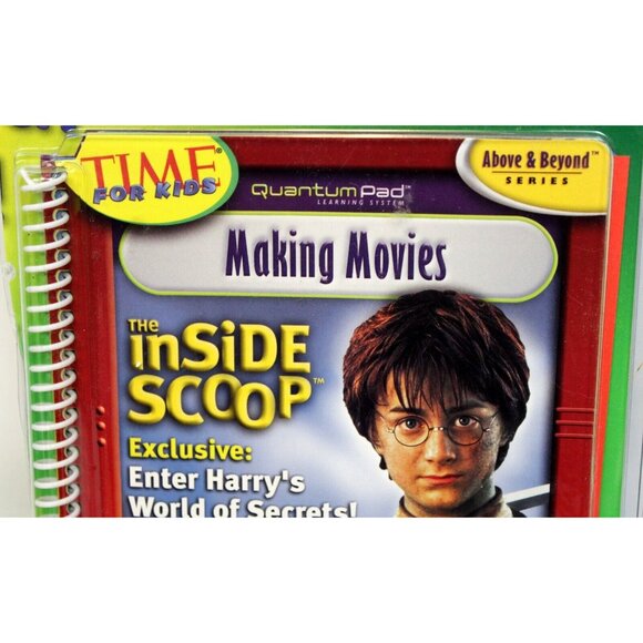 Leap Frog Pad Inside Scoop Harry Potter Making Movies Book Cartridge 3rd 4th 5th - Picture 2 of 6